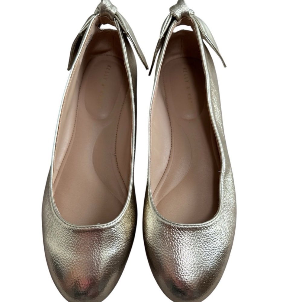 Kelly & Katie Lizabi Flat at Hamilton Size 7 1/2 Gold Ballet Flats